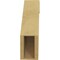 Ekena Millwork 5-inch W x 14-inch D x 18-inch H Del Monte Rough Cedar Woodgrain TimberThane Knee Brace, Primed BRCUR05X14X18DELRCPR - alternate 6